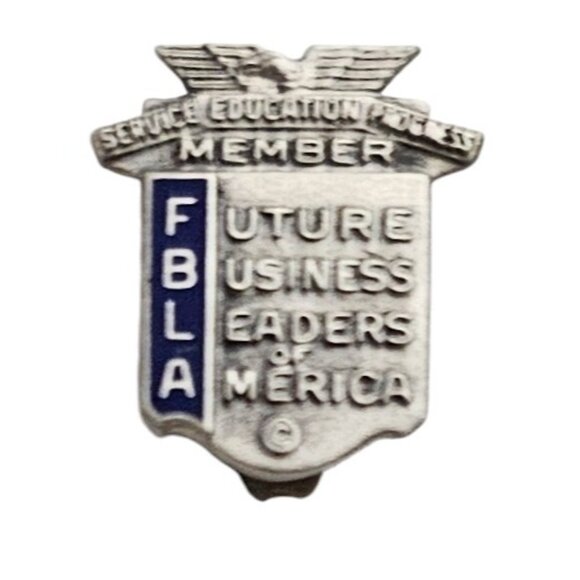 FBLA Service Education Progress Member Sterling Pin, L594 - Picture 2 of 5